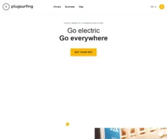 Plugsurfing.com(Plugsurfing Public Site) Screenshot