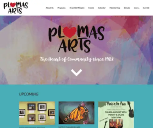 Plumasarts.org(Plumas Arts) Screenshot