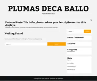 Plumasdecaballo.com(Plumasdecaballo) Screenshot