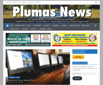 Plumasnews.com(Headline News) Screenshot