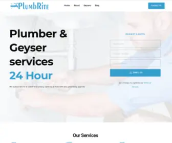 Plumb-Rite.co.za(The best plumbers in town) Screenshot