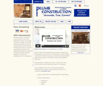 Plumbconstruction.biz(Plumb Construction) Screenshot