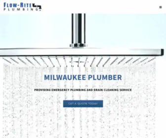 Plumber-Milwaukee.com(Milwaukee Plumbing Services) Screenshot