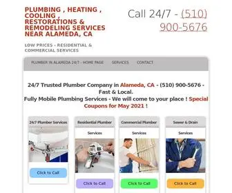 Plumberinalameda247.com(Plumber in Alameda) Screenshot