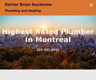 Plumbermontreal.ca(Plumbing and Heating) Screenshot