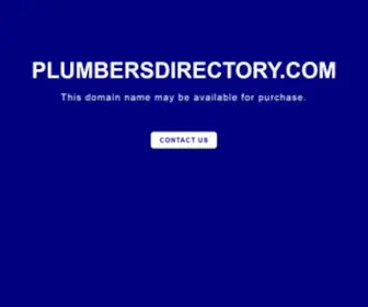 Plumbersdirectory.com(Plumbers Directory) Screenshot