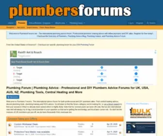 Plumbersforums.net(Plumbing Forum) Screenshot