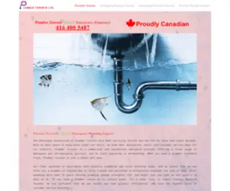 Plumbertorontoltd.com(Plumber Downtown Toronto) Screenshot