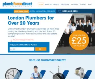 Plumbforcedirect.co.uk(Plumbforce Direct) Screenshot