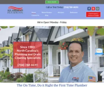 Plumbingconcord.com(All American Plumbing) Screenshot