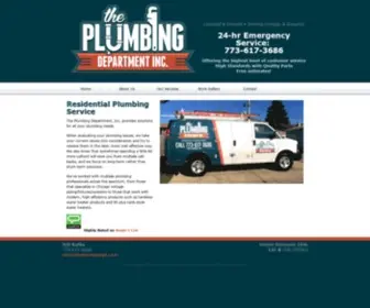 Plumbingdept.com(The Plumbing Department) Screenshot