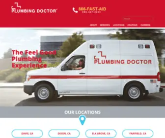 Plumbingdoctor.com(Certified Plumbers Davis) Screenshot