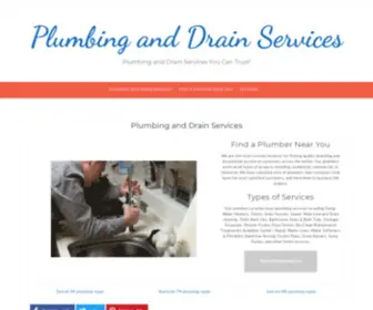 Plumbingdrainservices.com(Plumbing and Drain Services) Screenshot