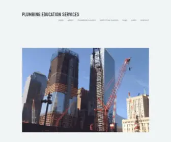 Plumbingeducation.com(Plumbing Education Services) Screenshot