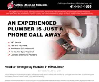 Plumbingemergencymilwaukee.com(Emergency Plumber Milwaukee) Screenshot