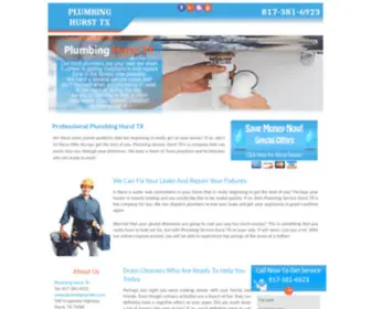 Plumbinghursttx.com(Plumbing Hurst Texas) Screenshot