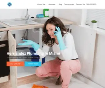 Plumbinginmiamifl.com(Hernandez Plumbing) Screenshot