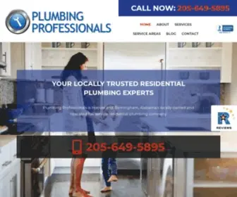 Plumbingprofessionals.net(Plumbing Professionals) Screenshot