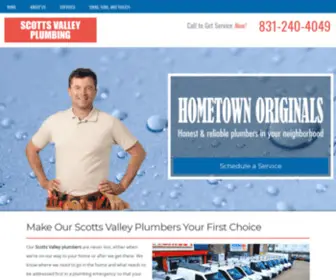 Plumbingscottsvalley.com(Scotts Valley Plumbers) Screenshot