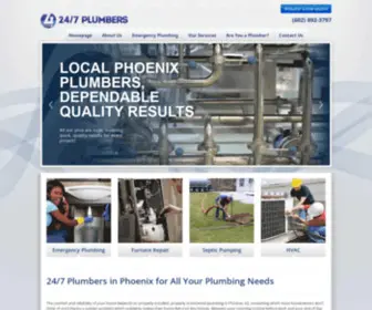 Plumbingservicesphoenixaz.com(24/7 Plumbers of Phoenix) Screenshot