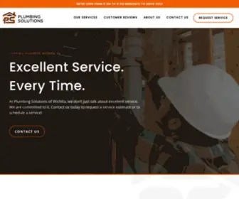 Plumbingsolutionsofwichita.com(Plumbing Solutions of Wichita) Screenshot