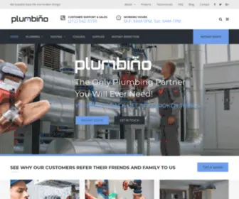 Plumbino.com(We breathe back life into broken things) Screenshot