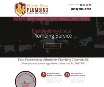 Plumbtimesc.com(Plumber Columbia SC) Screenshot