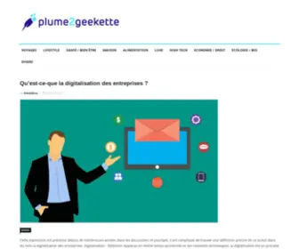 Plume2Geekette.com(Plume2Geekette) Screenshot