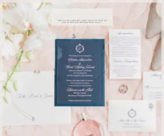 Plumeandstone.com(Custom Wedding Invitations) Screenshot