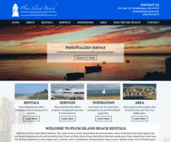 Plumislandbeachrentals.com(Plum Island Beach Rentals) Screenshot