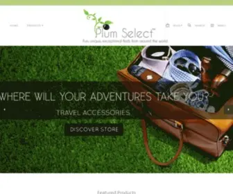 Plumselect.com(Gift Ideas I Buy artistic unique fun gifts) Screenshot