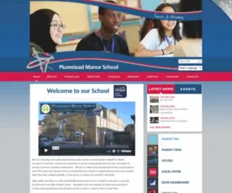 Plumsteadmanor.com(Plumstead Manor School) Screenshot