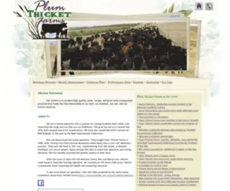 Plumthicketfarms.com(Plum Thicket Farms) Screenshot