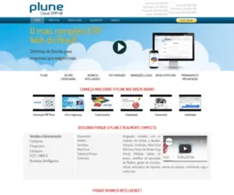 Plune.com.br(Cloud ERP) Screenshot