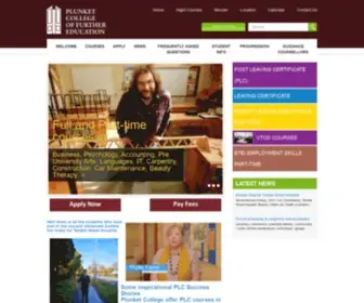 Plunketcollege.ie(Plunket College of Further Education) Screenshot