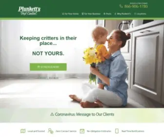 Plunketts.net(Pest Control Minneapolis) Screenshot