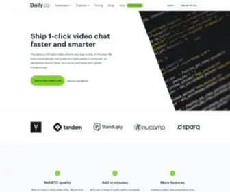 Pluot.co(Click video chat API) Screenshot