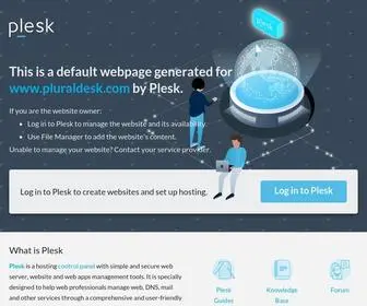 Pluraldesk.com(Domain Default page) Screenshot