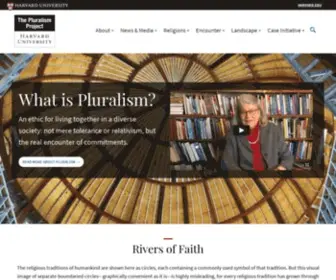 Pluralism.org(The Pluralism Project) Screenshot