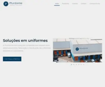 Pluriforme.com.br(Fábrica de Uniformes) Screenshot