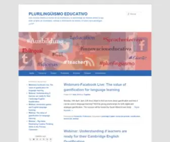 Plurilinguismoeducativo.com(PLURILINGÜISMO EDUCATIVO) Screenshot