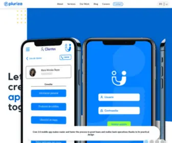 Pluriza.com(Our consultancy firm) Screenshot