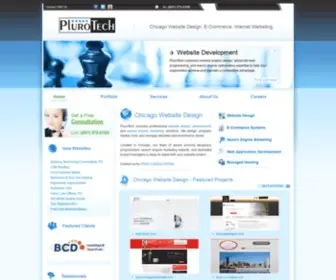 Plurotech.com(Chicago Website Design) Screenshot