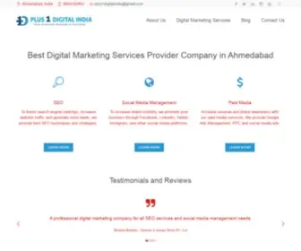 Plus1Digitalindia.com(Best Digital Marketing Services) Screenshot