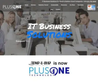 Plus1Technology.com(IT Business Solutions) Screenshot