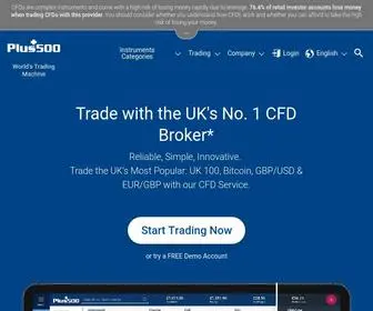 Plus500.co.uk(Online CFD Trading) Screenshot