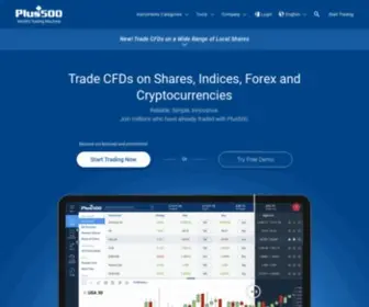 Plus500.co.za(Online CFD Trading) Screenshot
