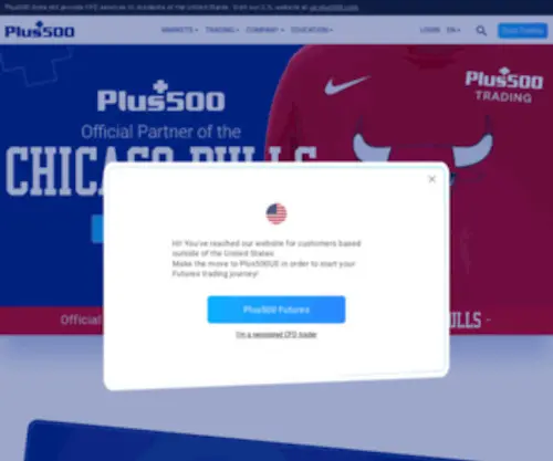 Plus500.com(Handel in 's werelds populairste markten met een toonaangevende CFD) Screenshot