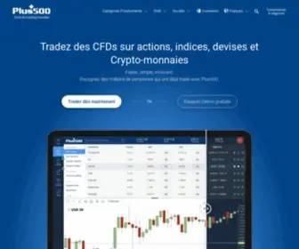 Plus500.fr(Plateforme de trading de CFD n°1 en Europe (selon le nombre de nouveaux traders en 2018)) Screenshot
