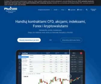 Plus500.pl(Internetowy handel CFD) Screenshot